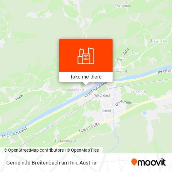 Gemeinde Breitenbach am Inn map