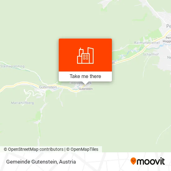 Gemeinde Gutenstein map