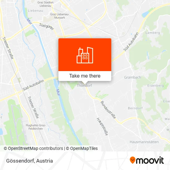 Gössendorf map
