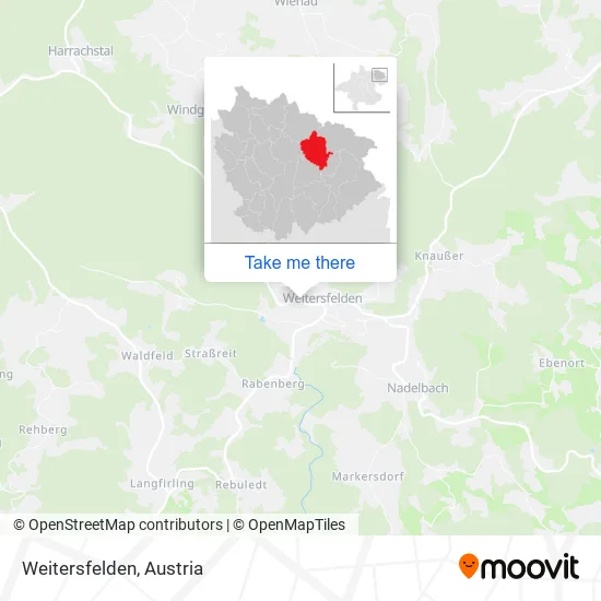 Weitersfelden map
