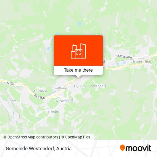 Gemeinde Westendorf map