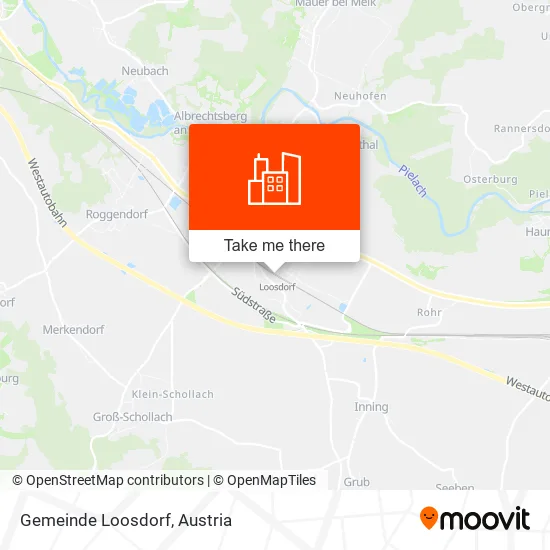 Gemeinde Loosdorf map