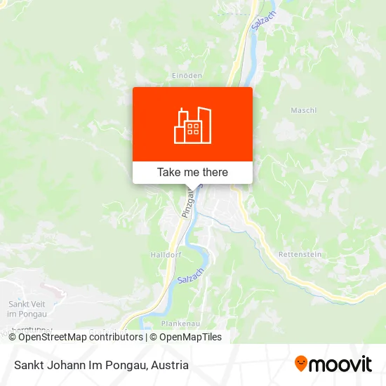 Sankt Johann Im Pongau map