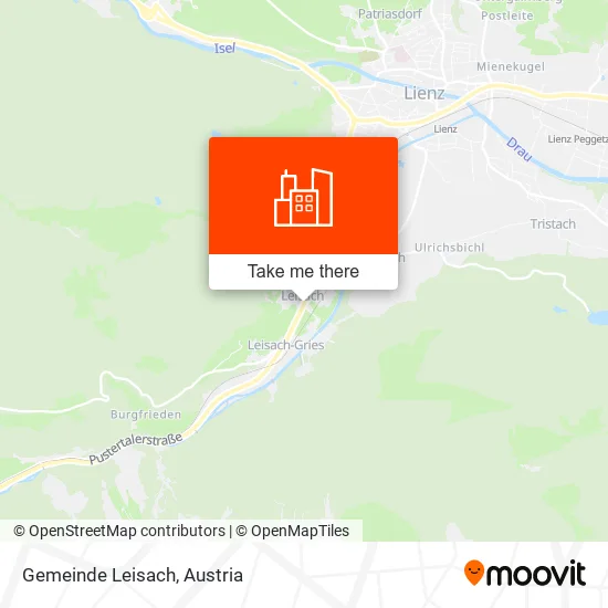 Gemeinde Leisach map