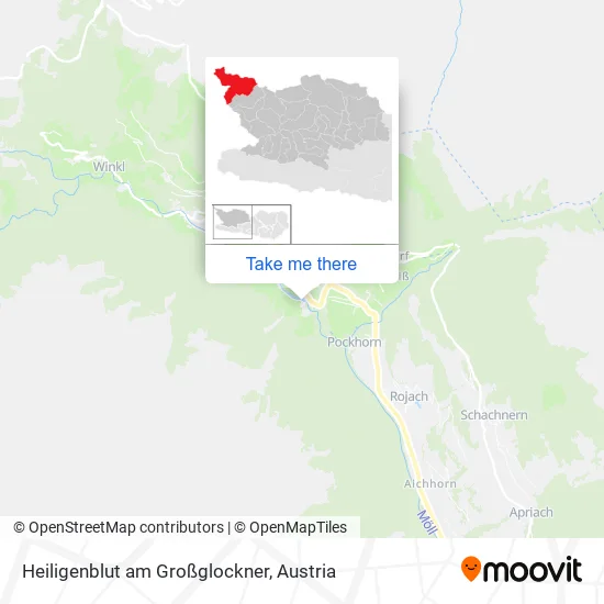 Heiligenblut am Großglockner map