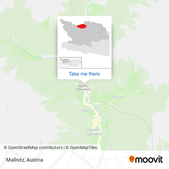 Mallnitz map