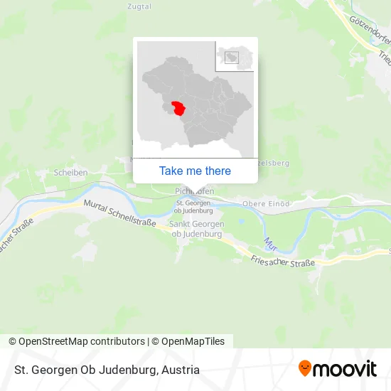 St. Georgen Ob Judenburg map