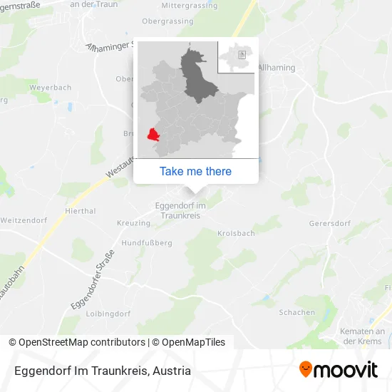 Eggendorf Im Traunkreis map