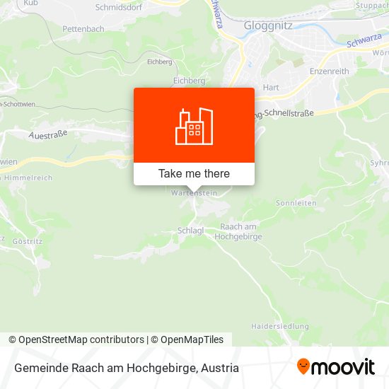 Gemeinde Raach am Hochgebirge map