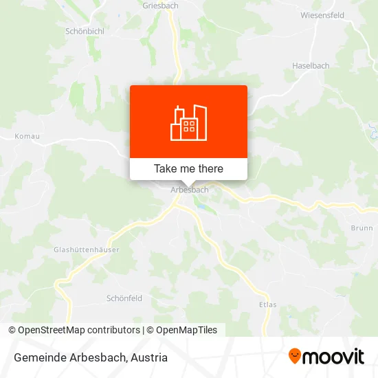 Gemeinde Arbesbach map
