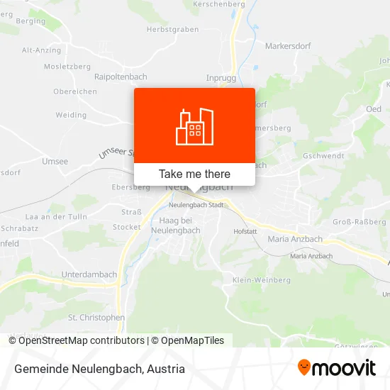 Gemeinde Neulengbach map