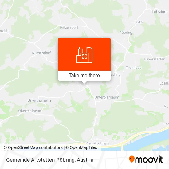 Gemeinde Artstetten-Pöbring map