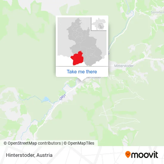 Hinterstoder map