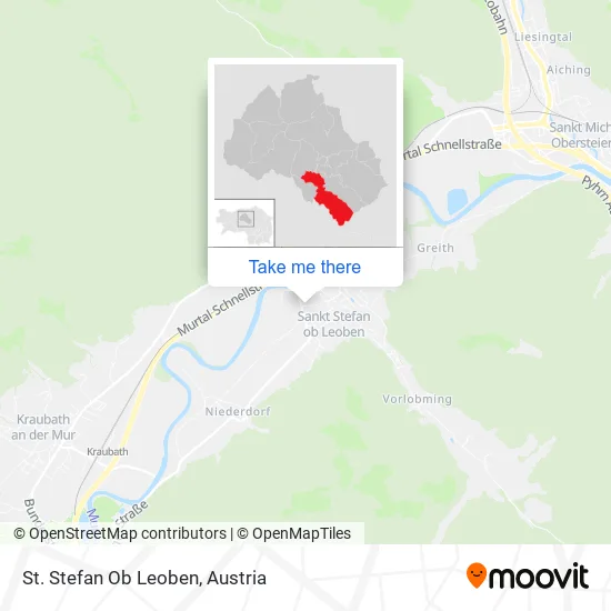 St. Stefan Ob Leoben map