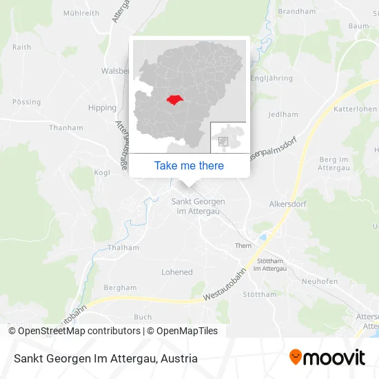 Sankt Georgen Im Attergau map