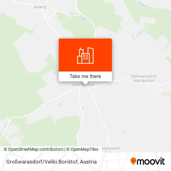 Großwarasdorf/Veliki Borištof map