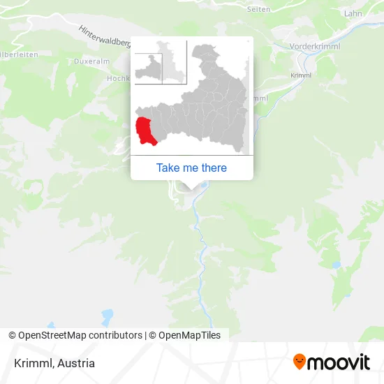 Krimml map
