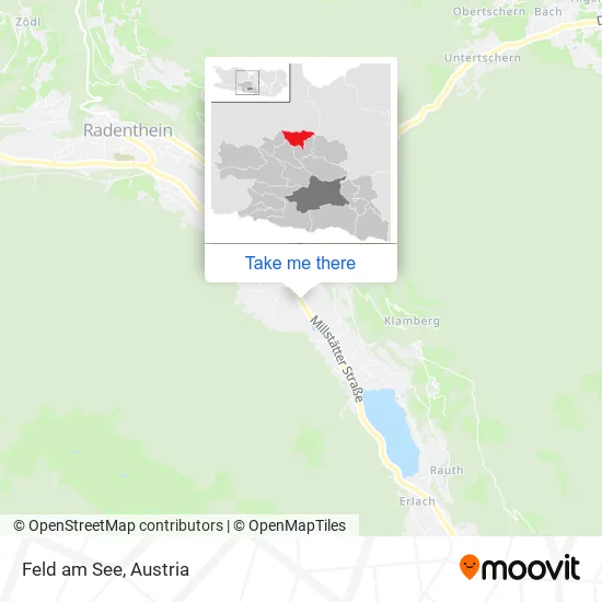 Feld am See map