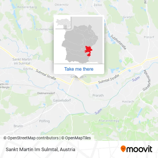 Sankt Martin Im Sulmtal map