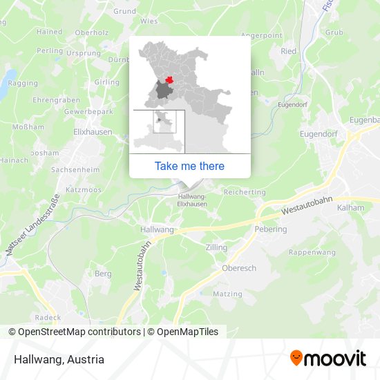 Hallwang map