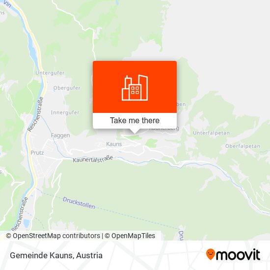 Gemeinde Kauns map