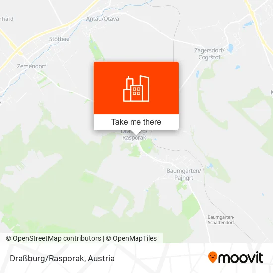 Draßburg/Rasporak map
