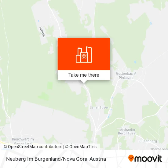 Neuberg Im Burgenland / Nova Gora map