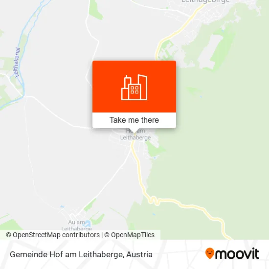 Gemeinde Hof am Leithaberge map