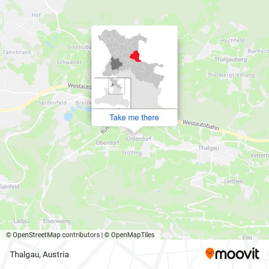 Thalgau map