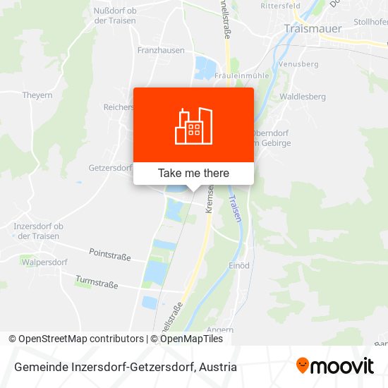 Gemeinde Inzersdorf-Getzersdorf map
