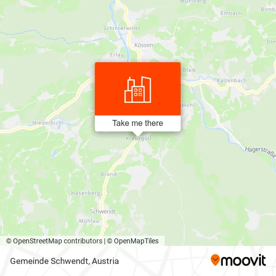 Gemeinde Schwendt map