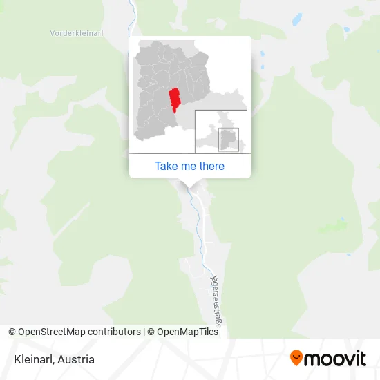 Kleinarl map