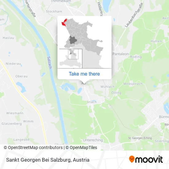 Sankt Georgen Bei Salzburg map