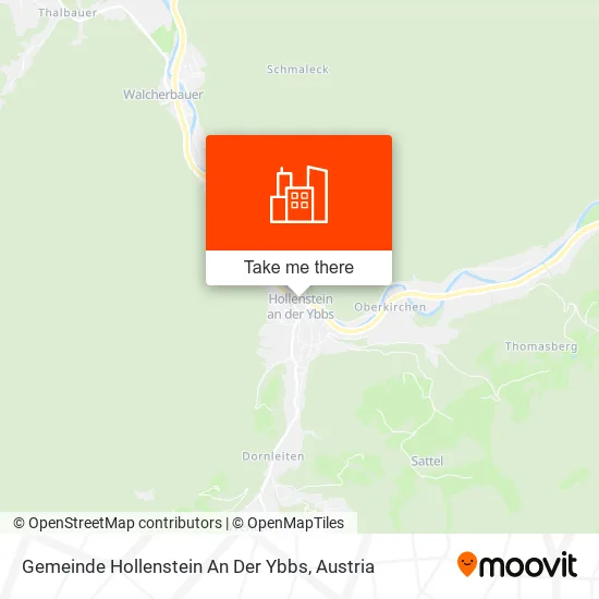 Gemeinde Hollenstein An Der Ybbs map