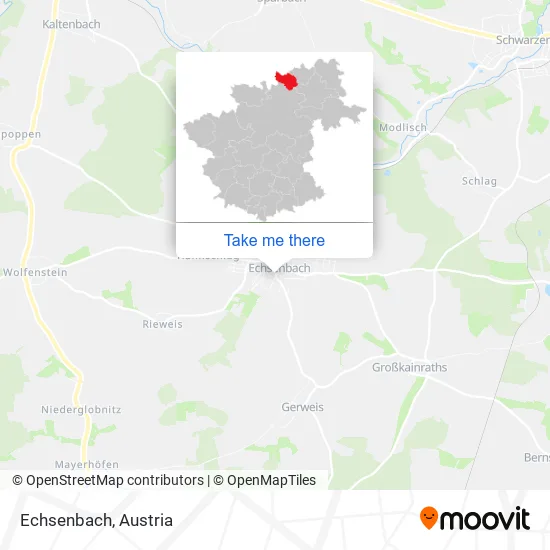 Echsenbach map