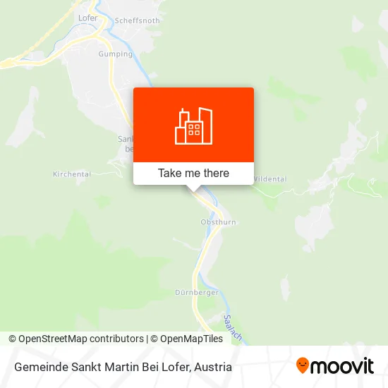 Gemeinde Sankt Martin Bei Lofer map