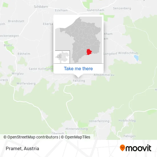 Pramet map