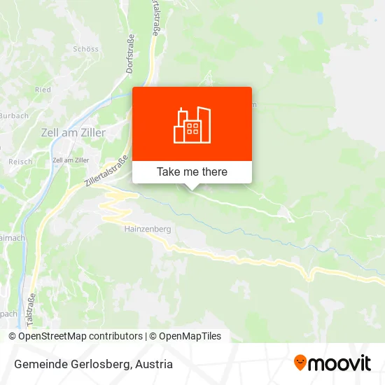 Gemeinde Gerlosberg map