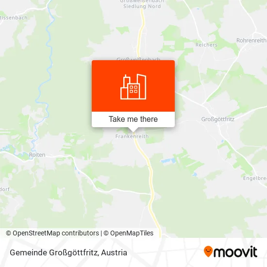 Gemeinde Großgöttfritz map