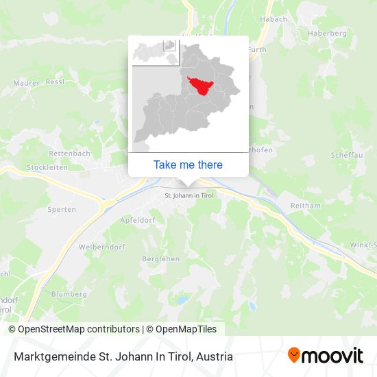 Marktgemeinde St. Johann In Tirol map