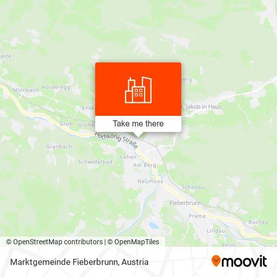 Marktgemeinde Fieberbrunn map