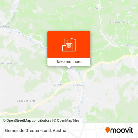 Gemeinde Gresten-Land map