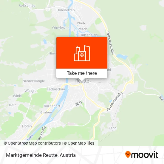 Marktgemeinde Reutte map