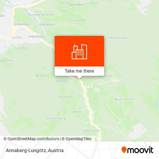 Annaberg-Lungötz map