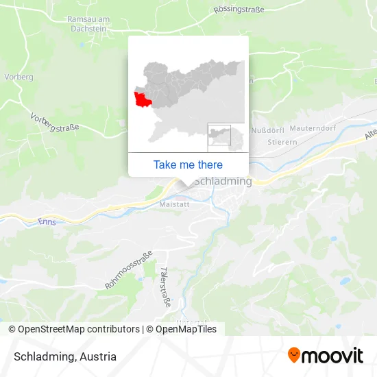 Schladming map