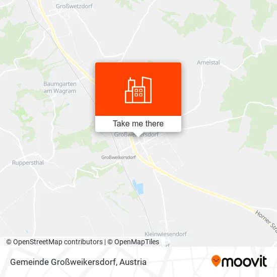 Gemeinde Großweikersdorf map