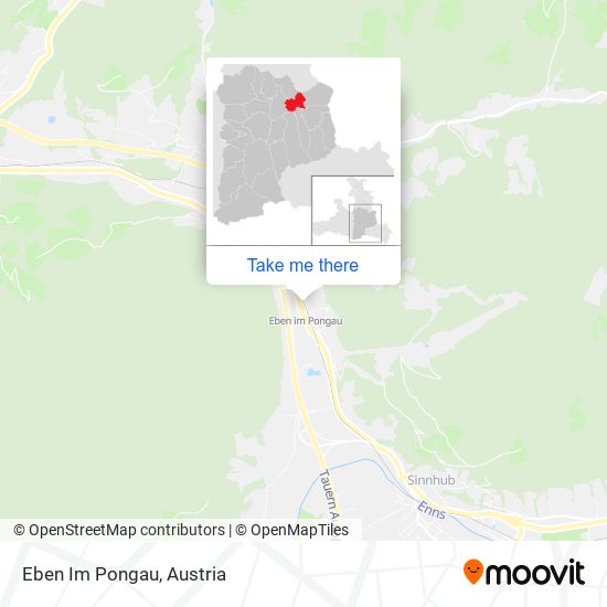 Eben Im Pongau map