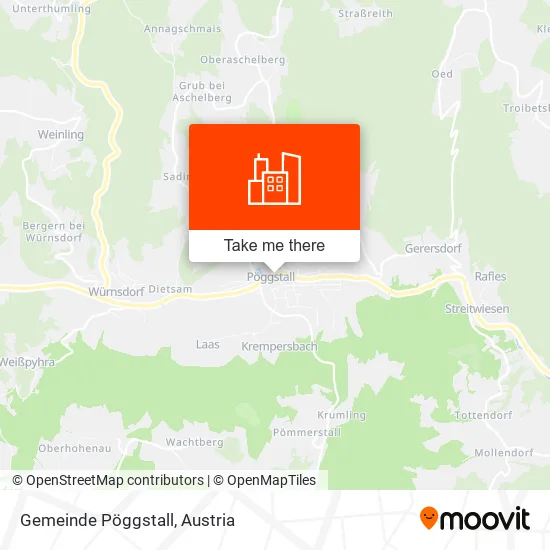 Gemeinde Pöggstall map