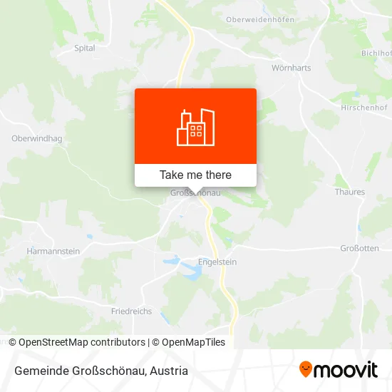 Gemeinde Großschönau map
