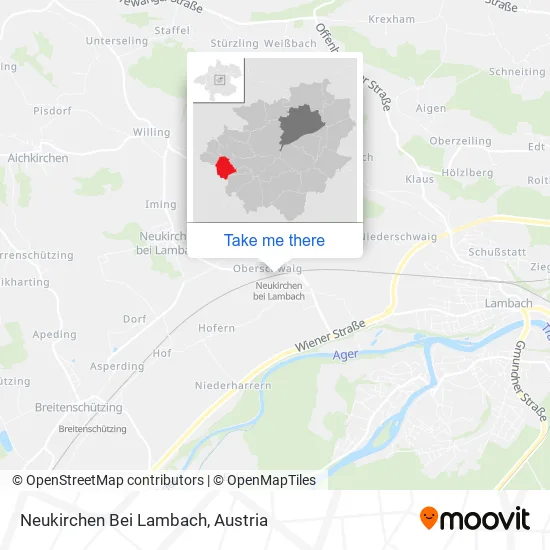 Neukirchen Bei Lambach map